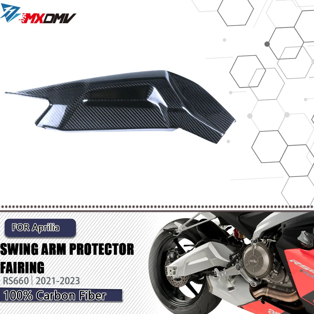 

For Aprilia RS 660 Tuono RS660 2021-2023 Motorcycle Carbon Fiber Right Swingarm Guard Cover Swing Arm Protector Fairing