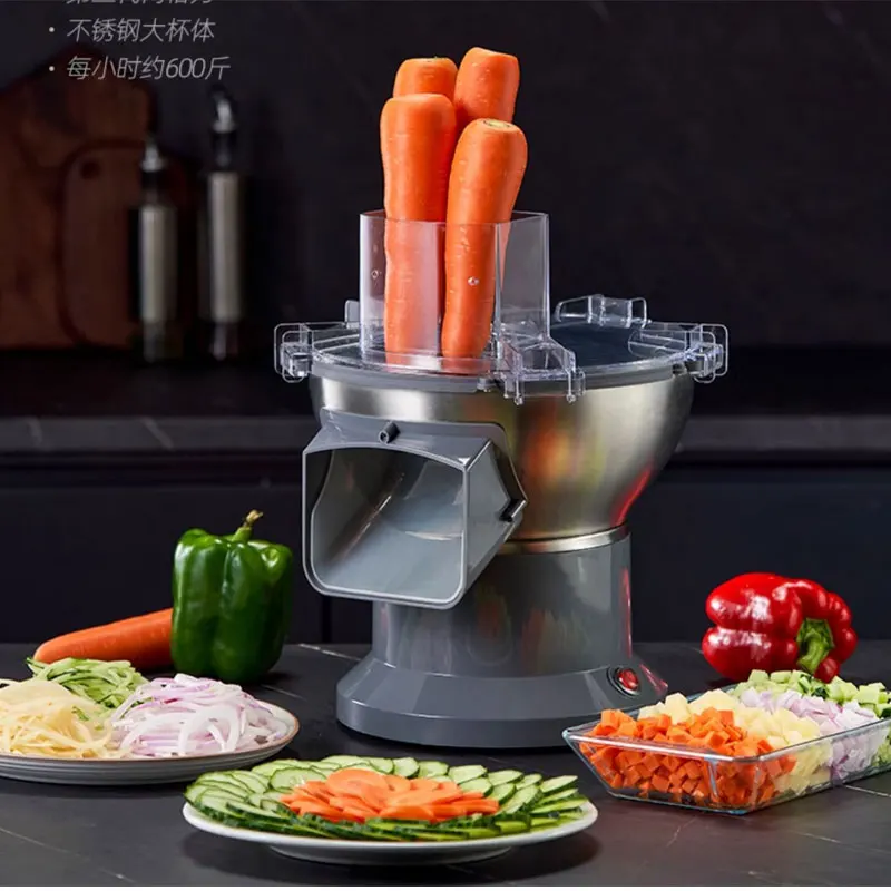 

Electric Slicer Electric Grater Soft and hard vegetables Melon cuts cubes Fruits Food chopper cutting machine slicing machine