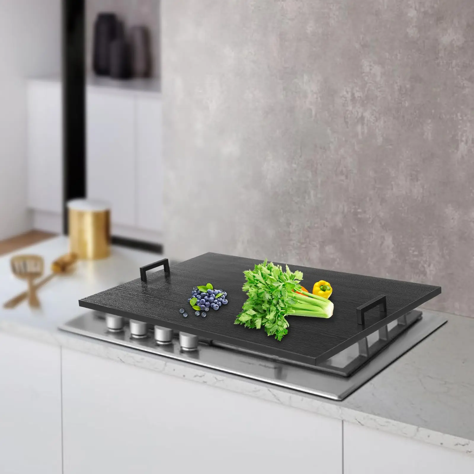 Верхние крышки для дровяной печи акации для электрической/газовой печи, верхняя часть печи размером 29 x 21 дюйм, разделочная доска, доски для лапши для электрической плиты