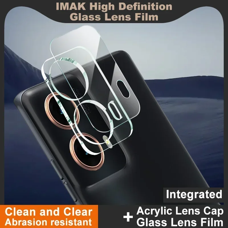 Untuk Moto G85 5G lensa kaca IMAK 2PCS definisi tinggi lensa kaca Film untuk Moto Edge 50 Pro 5G / S50 Neo 5G