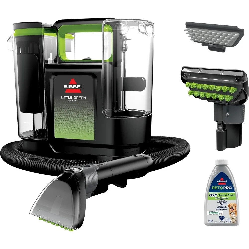 BISSELL® Little Green® Max Pet Portable Carpet and Upholstery Deep Cleaner Car/Auto Detailer Self-Cleaning Tough Stain Tool 3860