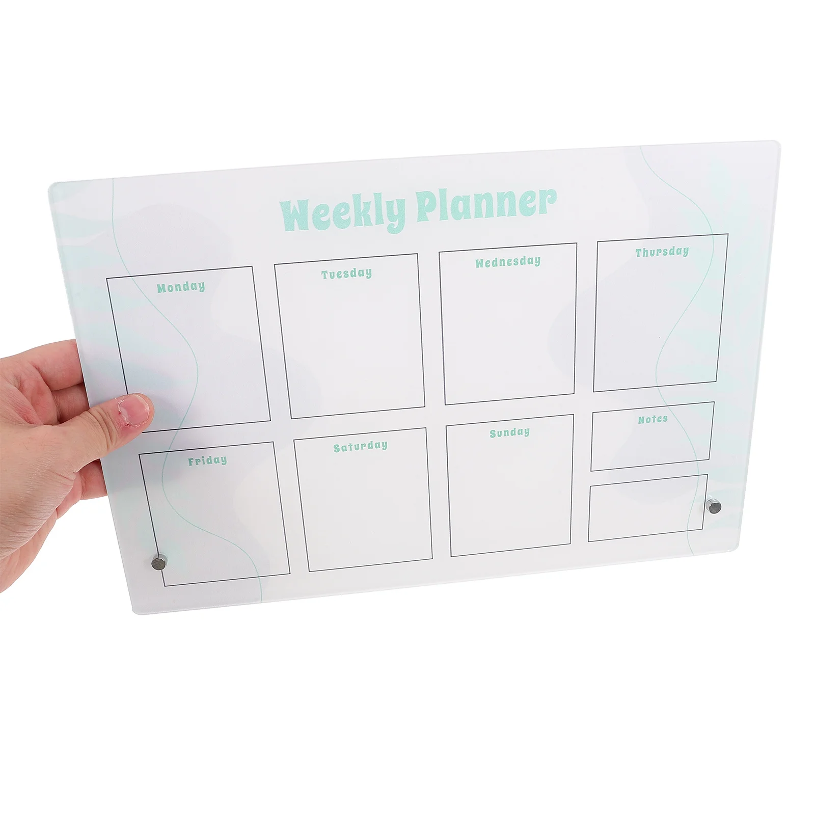 1세트 데스크탑 메모 보드 자석 스케줄 플래너 지울 수 있는 재사용 가능한 실용적인 선물 홈 데코 드라이 지우개 보드