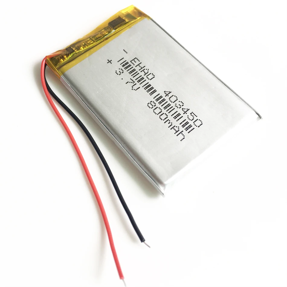 10 szt. 3.7V 800mAh 403450 litowo-polimerowa LiPo akumulatorki do Mp3 DVD PAD kamera do rejestracji wideo Bluetooth 4*34*50mm