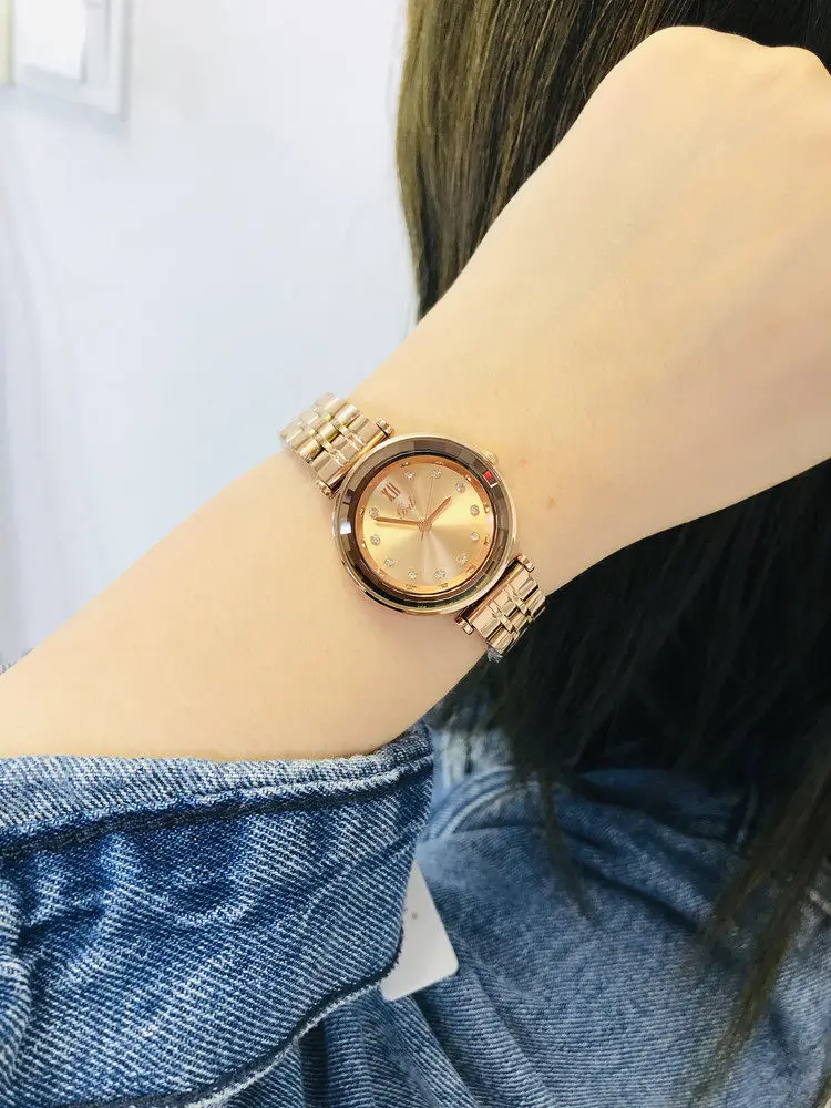 New Women'S Watch, Instagram-Style Simple And Fashionable With An Elegant Small Dial, Rose Gold Small Watch, Compact Wristwatch.
