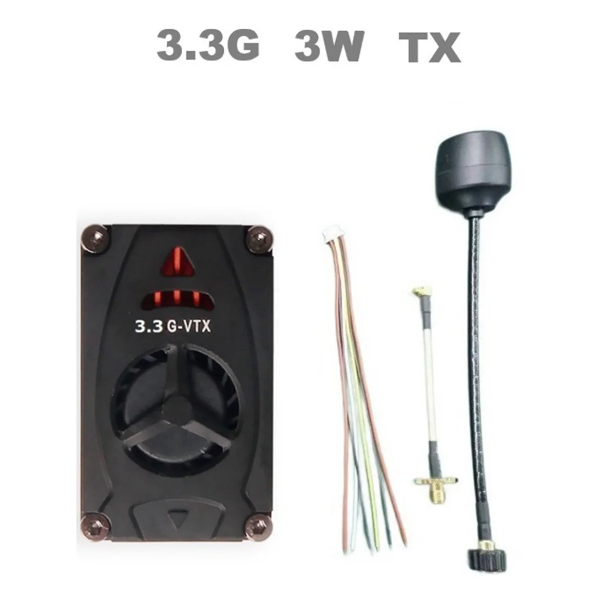 Reliable-F33-F 3.3G 3W VTX 8CH FPV Video Transmitter for RC FPV Long Range Racing Drone-ABDQ
