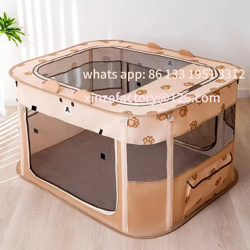 

Customizable Cat House Delivery Room Puppy Kitten House Sweet Cozy Sweet Cat Bed Comfortable Cats Tent Folding for Dog Cats Supp
