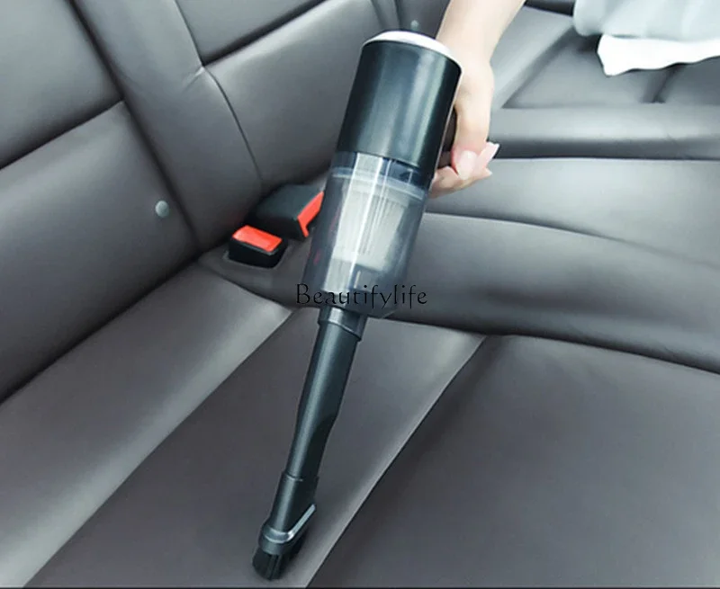 Car wireless charging vacuum cleaner household small car high power mini portable vacuum cleaner