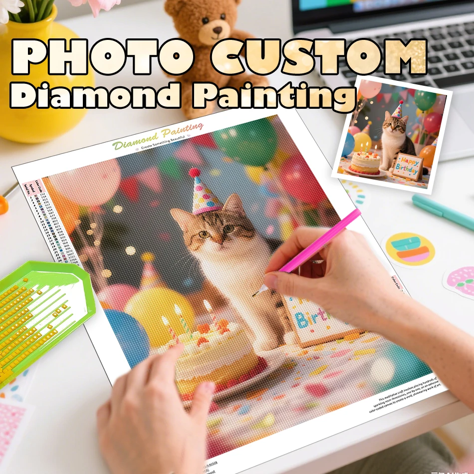 

GATYZTORY алмазная живопись фото на заказ стразы 5D алмазные картины наборы для вышивки крестом вышивка ручная работа украшение дома