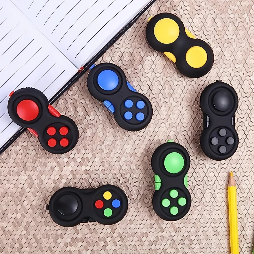 Fidget Pad Retro Classic Fidget Controller Handheld Fidget Game Controller Fun Fidget Pad Packs Classic Fidget Toys