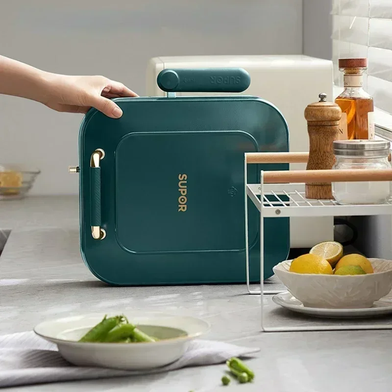 Multi-function new electric baking pan household double-sided heating griddle pancake removable and washable deepening oven