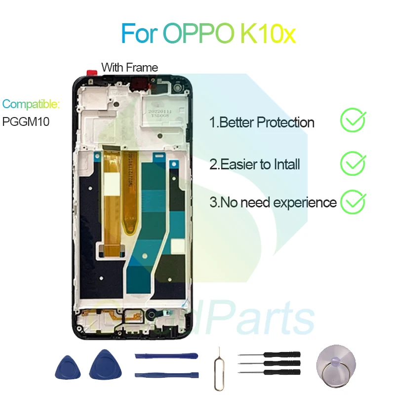 Сменный сенсорный ЖК-экран для OPPO K10x 2412*1080 PGGM10 K10x