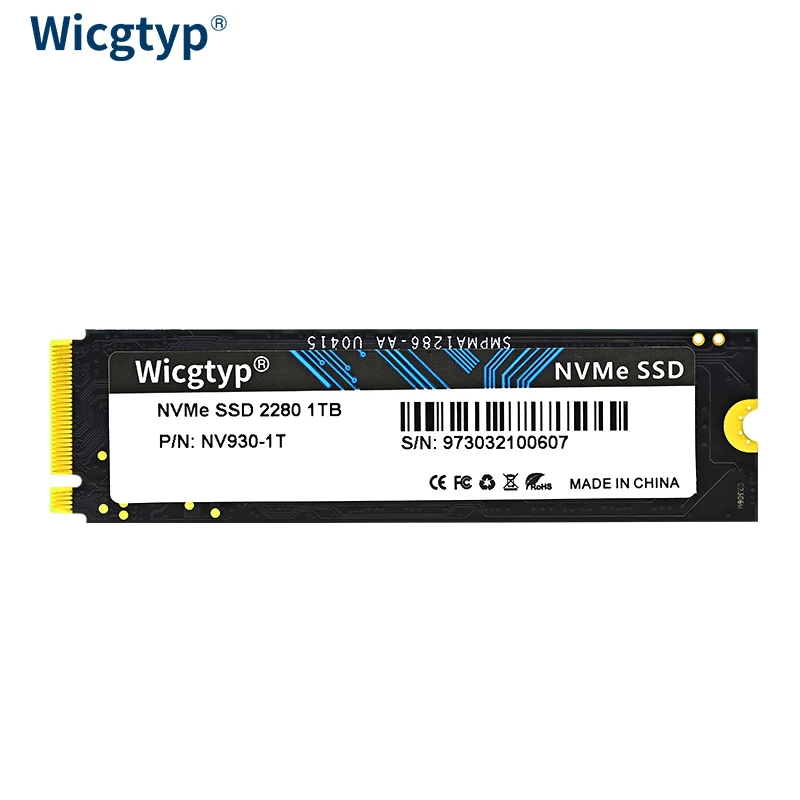 

M2 SSD NVMe 256 ГБ 128 ГБ 512 ГБ Wicgtyp M.2 PCIe 3,0 1 ТБ жесткий диск 2280 Внутренний твердотельный диск для ноутбука и настольного компьютера