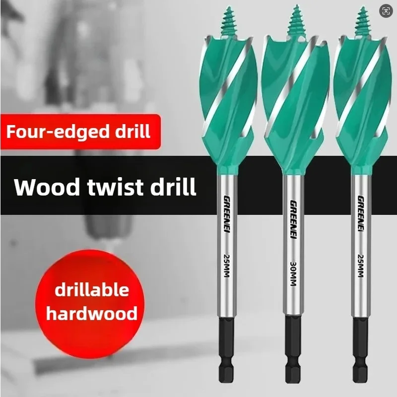 

Greener 10 мм-35 мм сверла с точкой Брэда, сверление по дереву, шнек, плотник, столярный инструмент, спиральное сверло, костюм для резки древесины для деревообработки