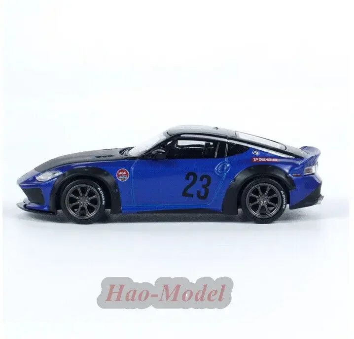 MINIGT 1/64 For Nissan Z LB NATION WORKS Car Model Alloy Diecast Metal Simulation Toy Birthday Gift Hobby Display Ornaments Blue