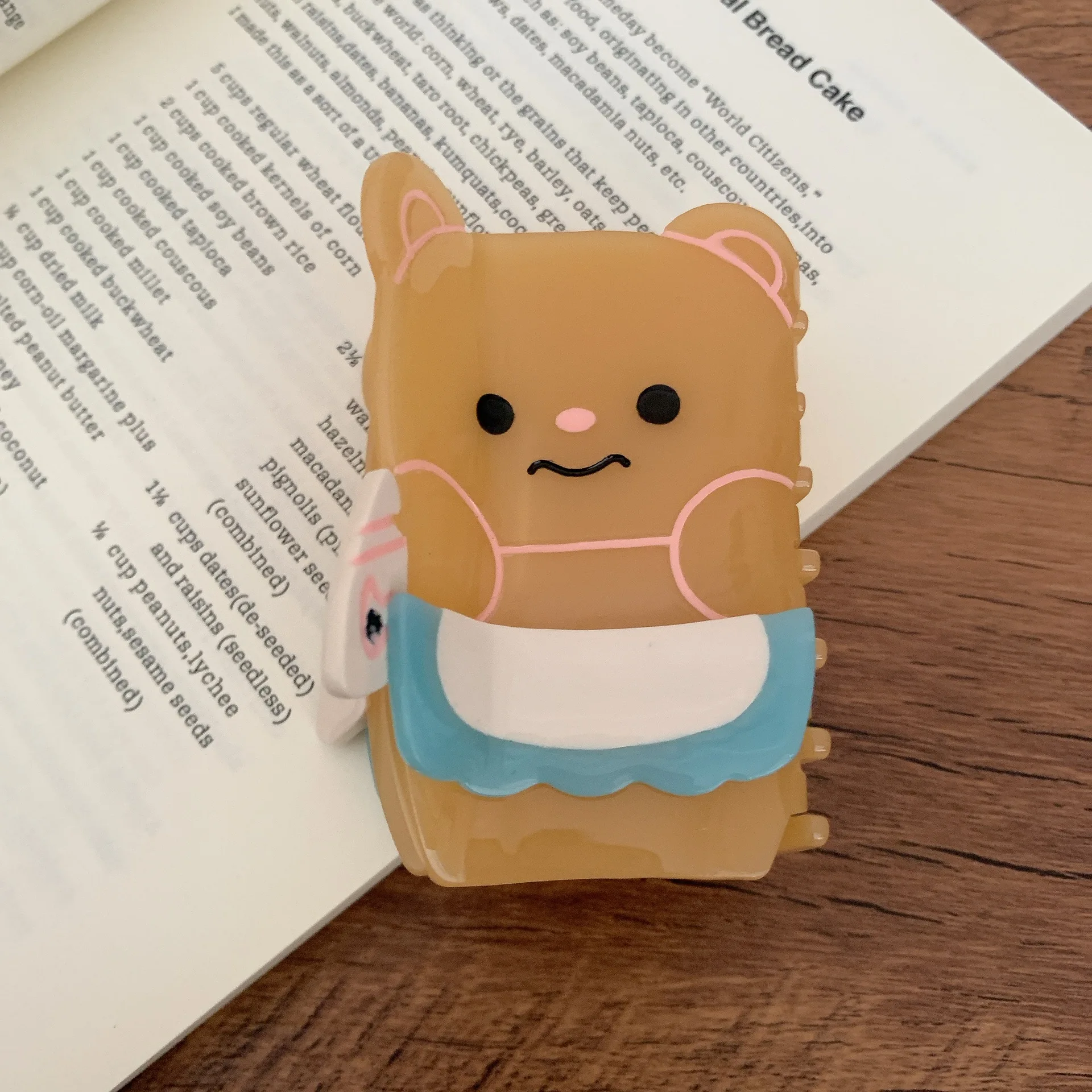 1 قطعة نمط جديد حمض الخليك الصغيرة الطازجة الحلو فصيل كورجي صغير غبي الدب انتزاع كليب لطيف فتاة الشعر انتزاع القرش كليب إكسسوارات الشعر #5