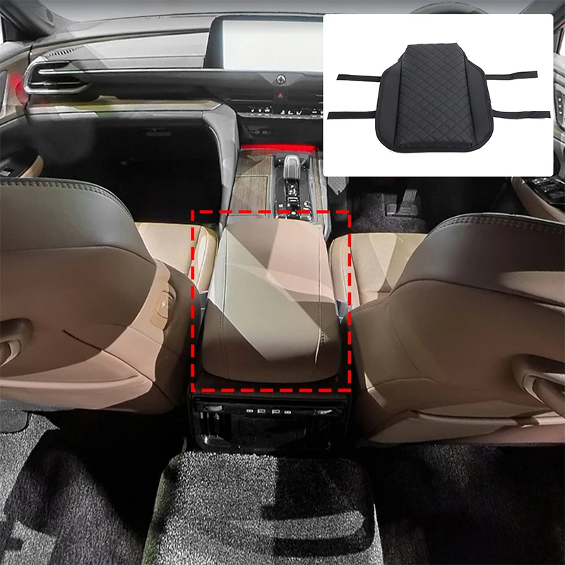 

For Toyota Crown 2023-2025 Automotive Interior Armrest Box Protective Cover Leather Automotive Armrest Box Cover