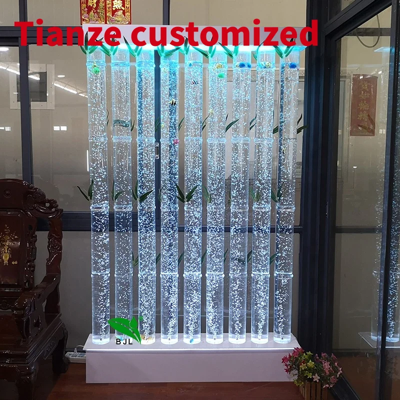 (Customized) Bar restaurant hotel led water bubble wall partition wall conference room divider