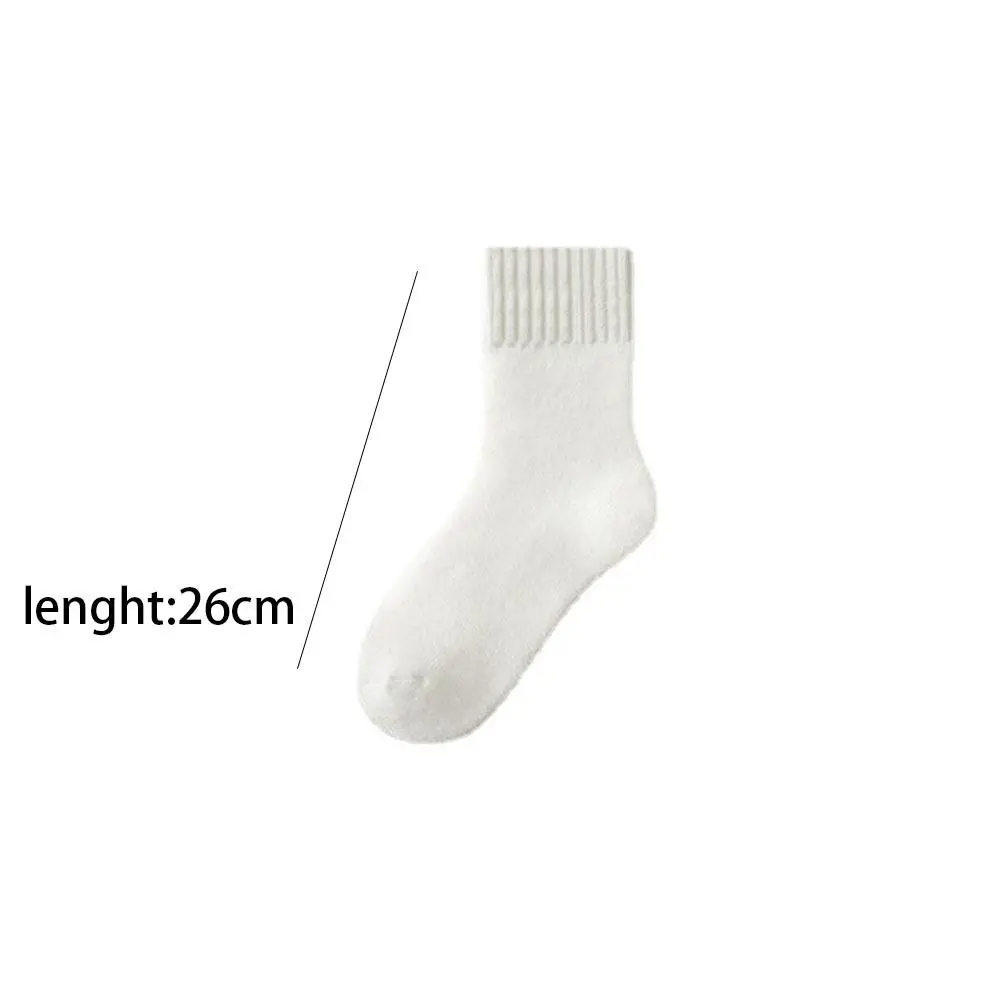 New Polyester Cotton Winter Warmer Thicken Sock Medium Tube Sock Seamless Sleeping Socks Thermal Wool Keep Warm Tool