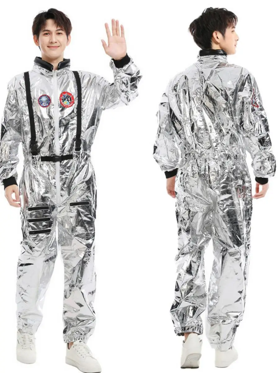 Tuta da astronauta per adulti Tuta Par Conferenza annuale Cosplay loween Performance Costume Rong Earth Materiale in poliestere