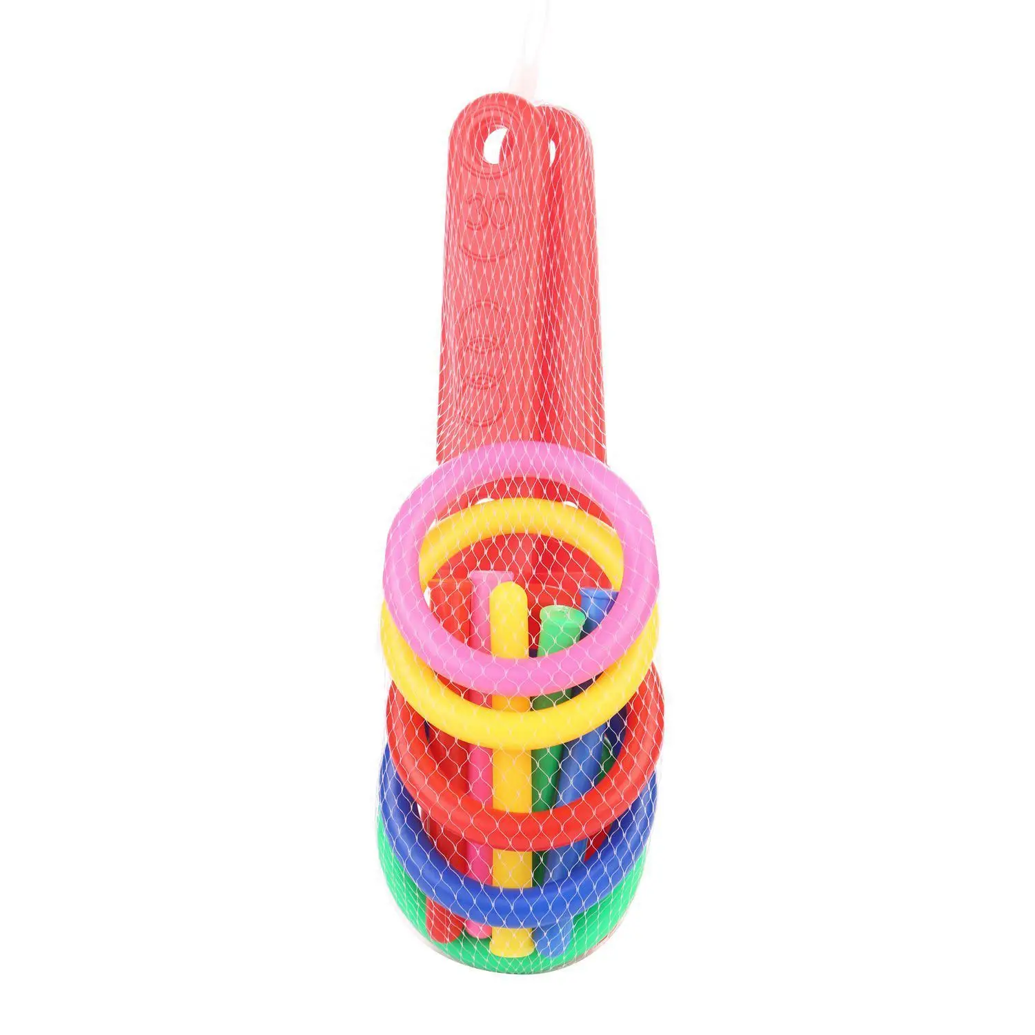 حلقة إرم لعبة Quoits للأطفال ، مجموعة هوبلا ، Quiots Pegs ، حبل ، الهدف لحديقة الحزب