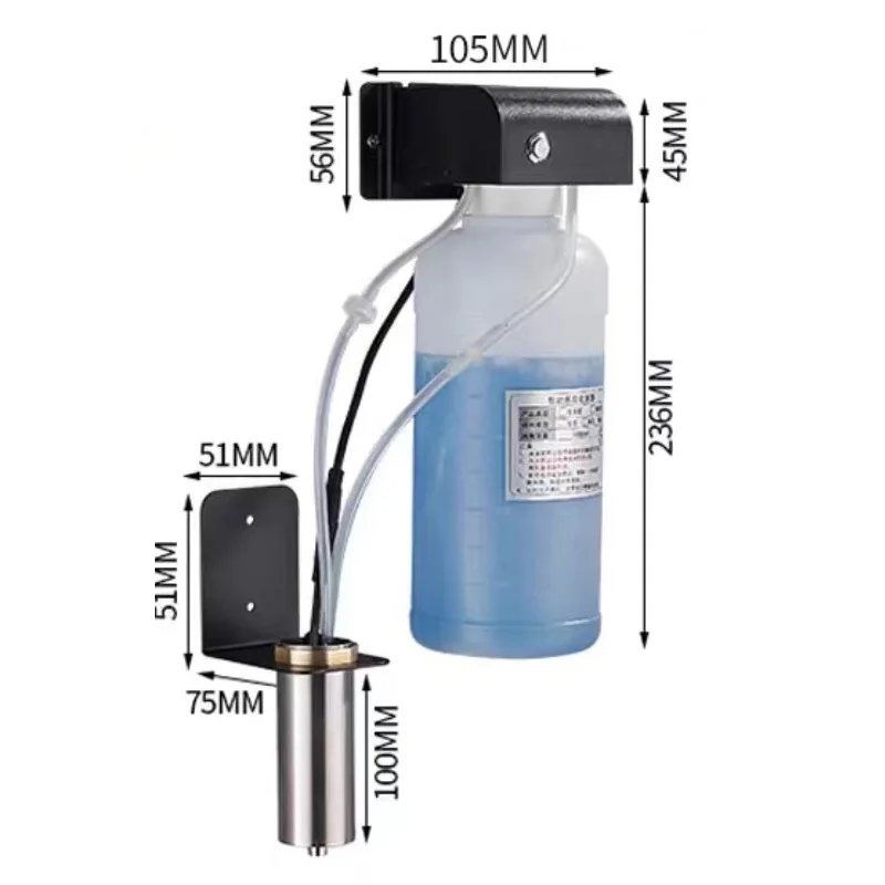 

1000Ml Toilet Mirror Cabinet Automatic Soap Dispenser Embedded Hidden Hand Cleaning Sensor Soap Dispenser