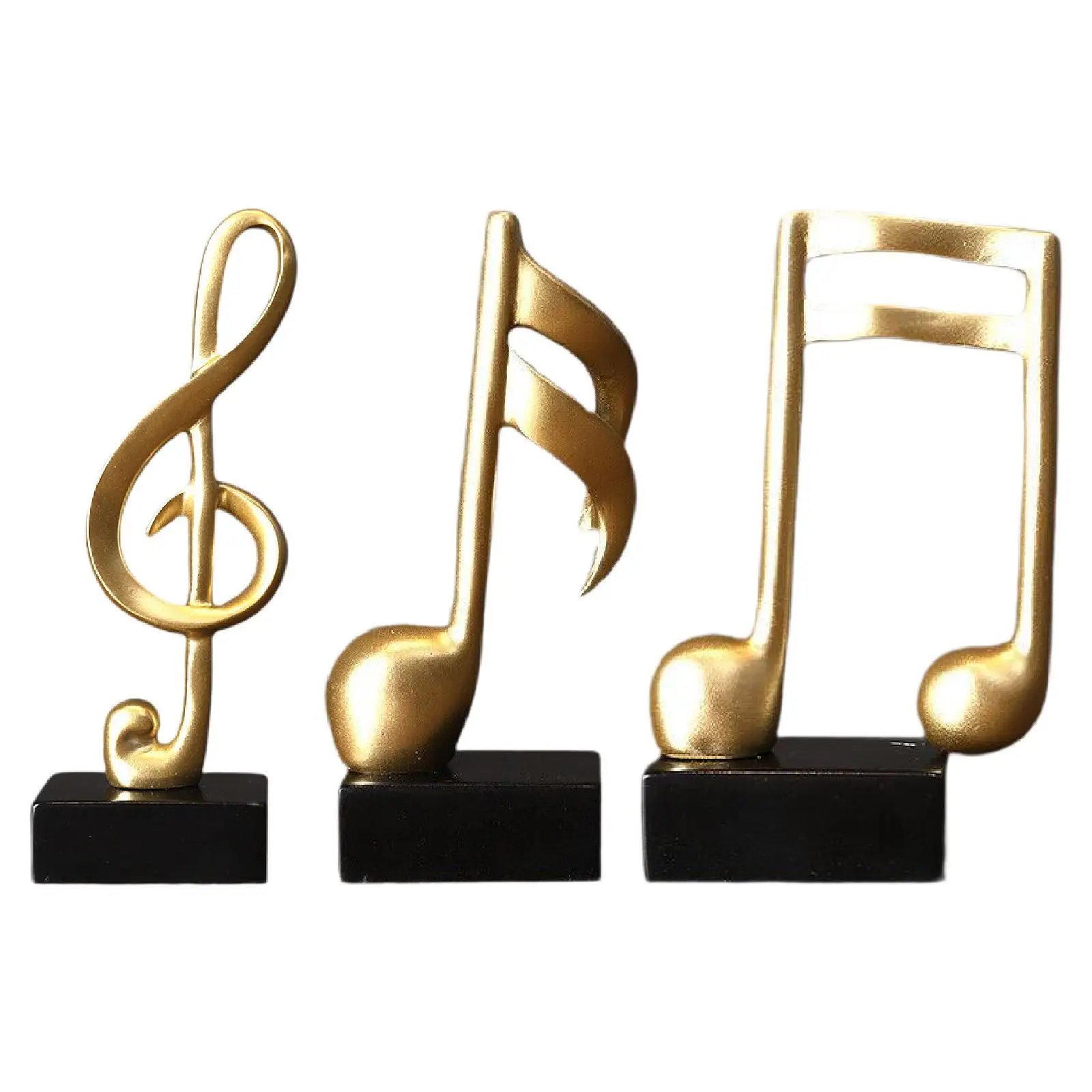 Music Note Sculpture Collectible Simple Creative Musical Figurine Desktop