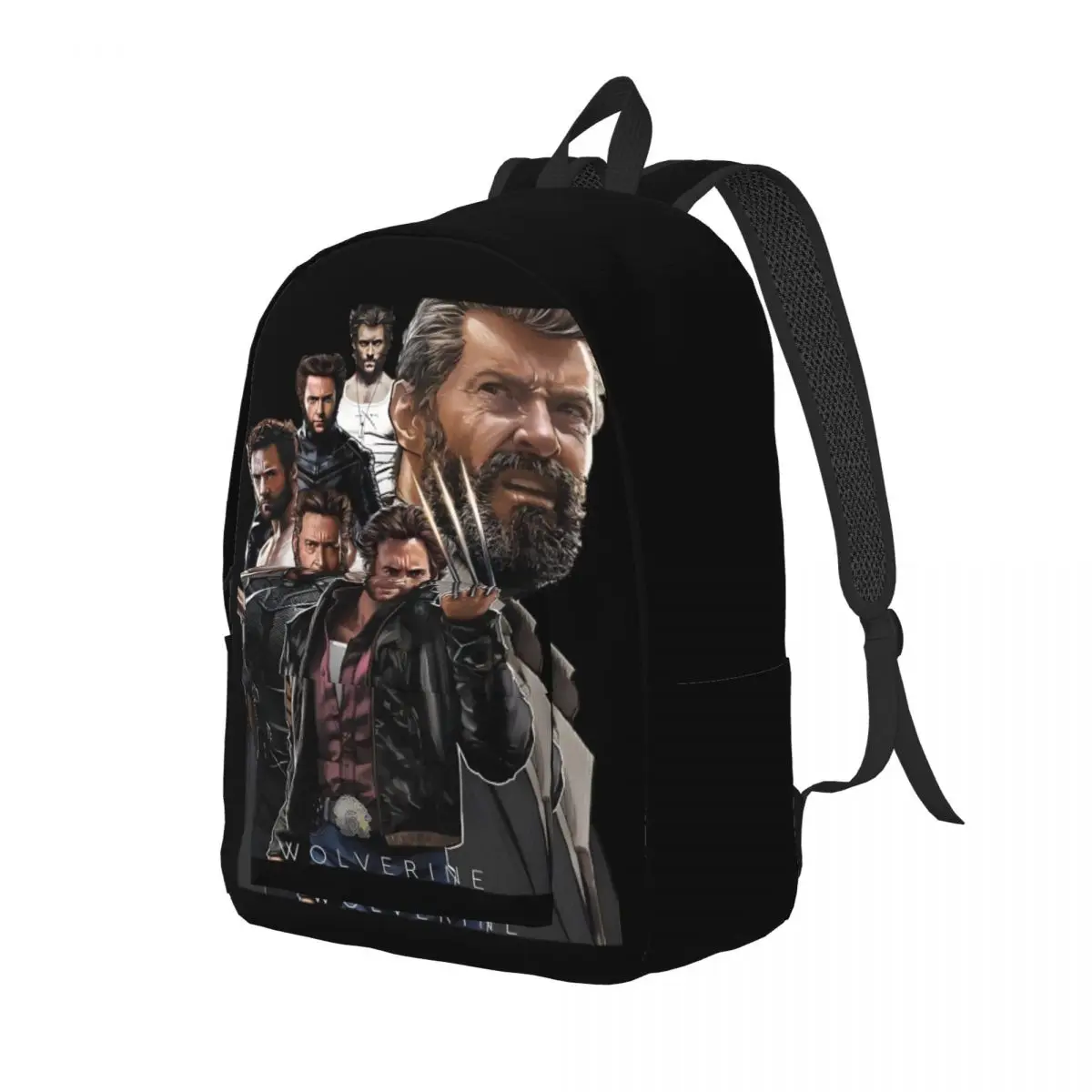 For Gifts Hugh Jackman Sturdy Shoulder Backpack Deadpool And Wolverine High Street Grils Kindergarten Bag Hiking