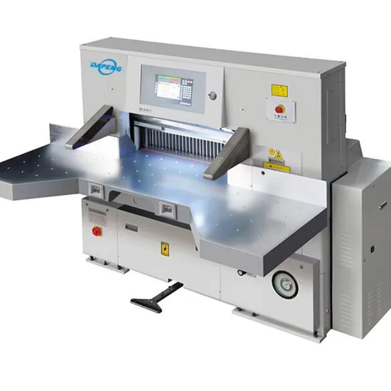 

Высокоскоростной сенсорный экран, гидравлические продажи, автоматическая новая модель, машина для резки бумаги, двойной гидравлический резак для бумаги