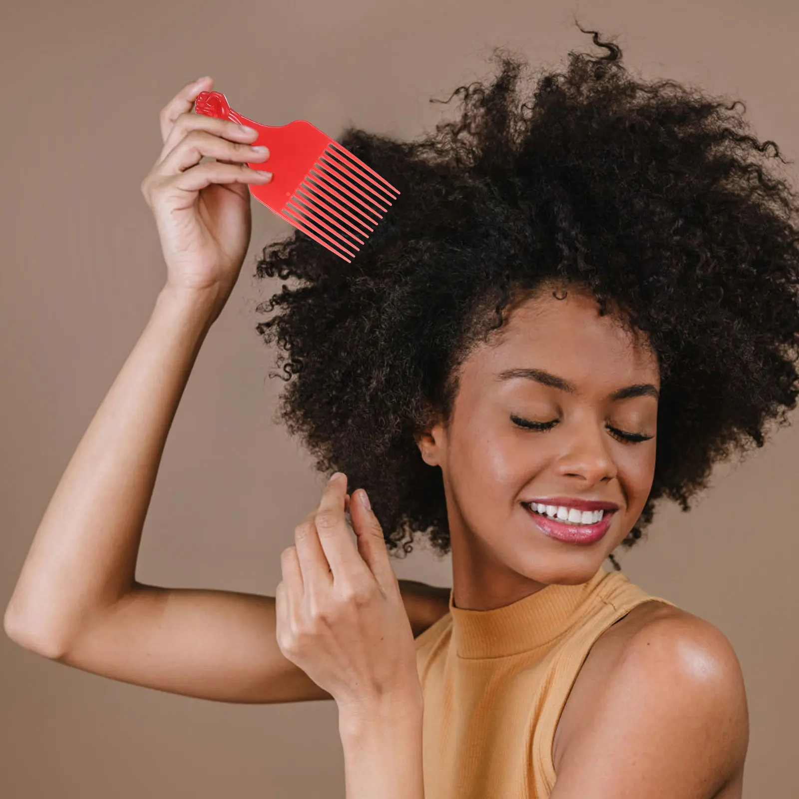 

6 шт., деревянные расчески для укладки волос, расческа для распутывания волос с длинными зубьями, антистатическая удобная ручка для мужчин и женщин, пластиковая расческа