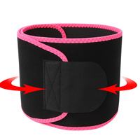 Waist Support Belt Adjustable Lumbar Brace Strap For Back Pain Relief Breathable Fitness Exercise S Pink Cotton Neoprene