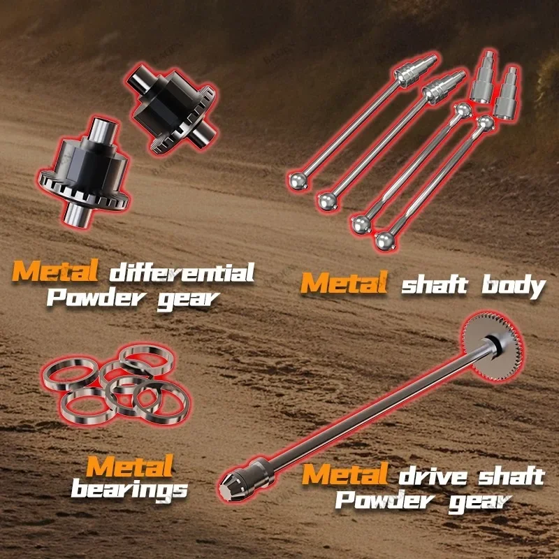 JJRC 9952 RC سيارة 85KM/H أو 50KM/H 4WD 1:16 LED سيارة التحكم عن بعد عالية السرعة الانجراف الوحش 4x4 شاحنة أطفال مقابل اللعب #4