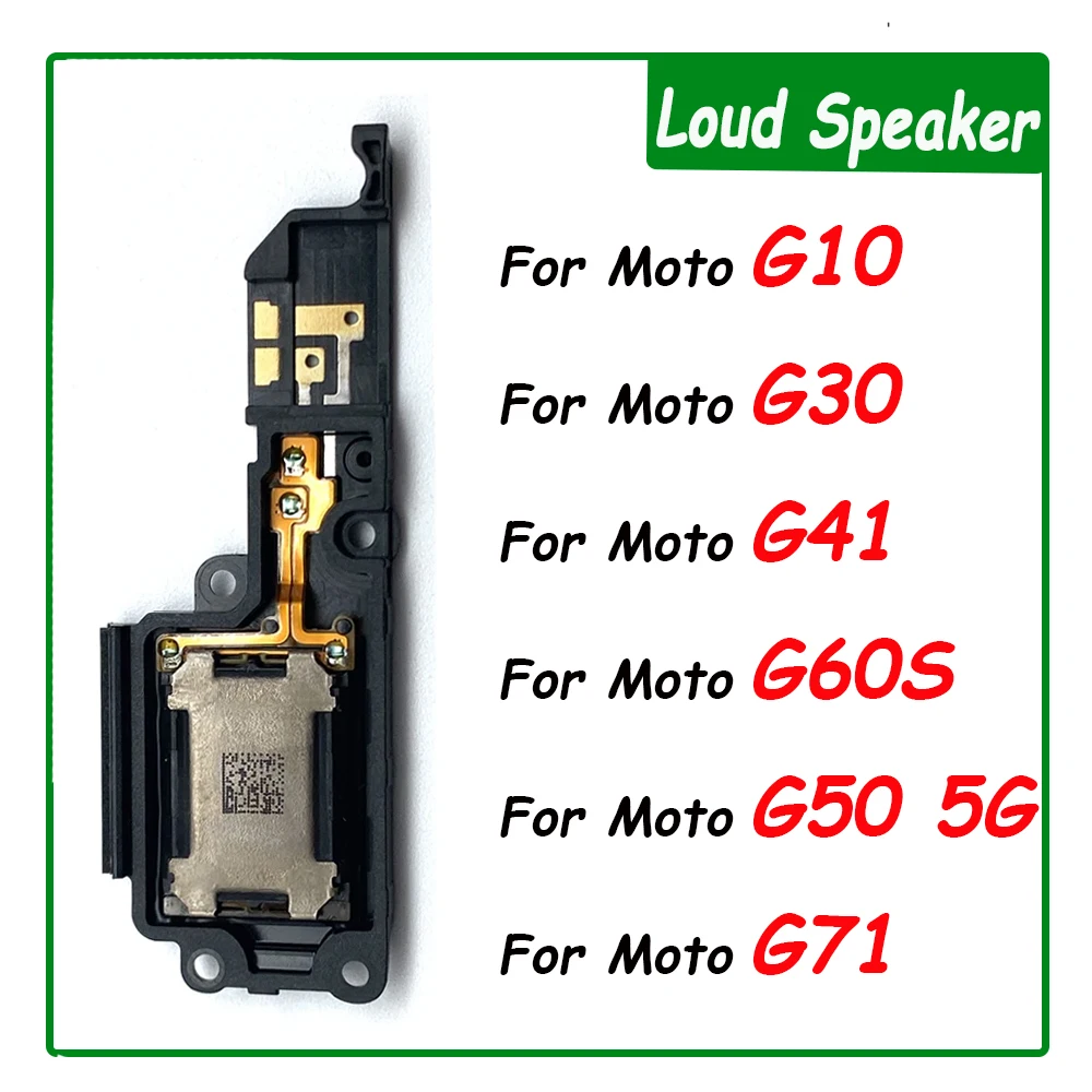 

Loud Speaker Buzzer Ringer Replacement Accessories Parts For Moto G100 G10 G30 G51 G41 G50 G71 5G G200 G20 G60 G60s G31 G32