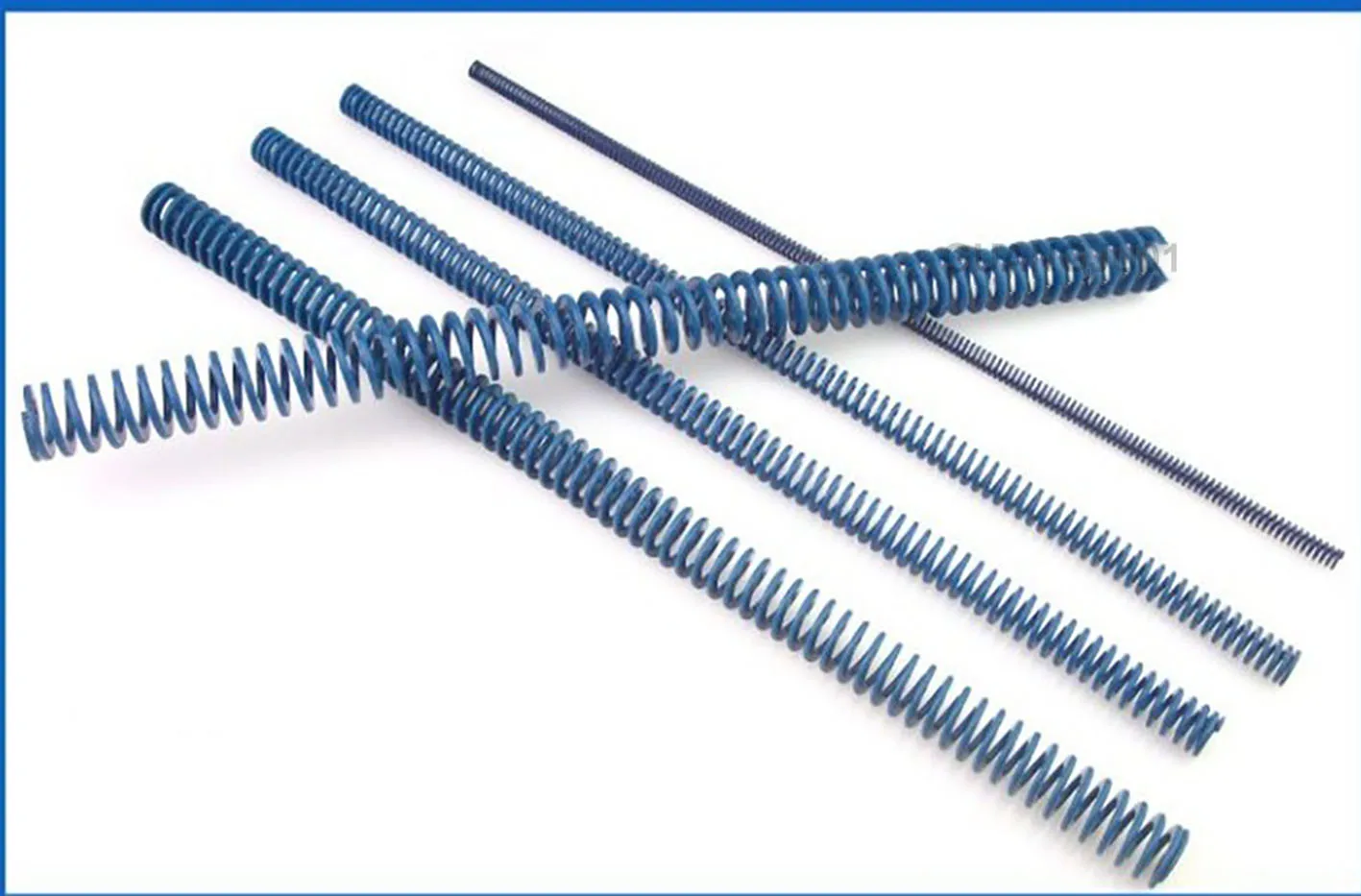 1Pcs Length 305mm American Standard Blue 65MN Mold Spring Spiral Stamping Compression Die Spring OD 6-40mm ID 3-22.5mm