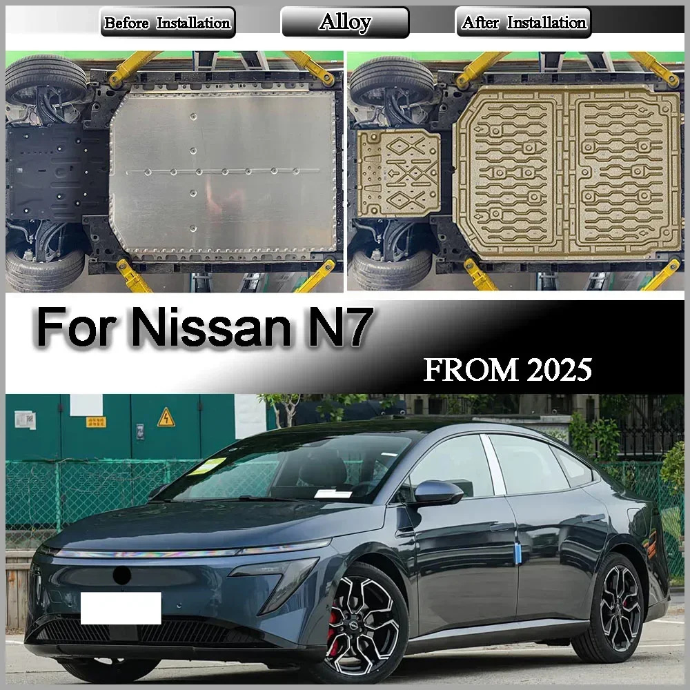 Protecitve Plate For Motor And Battery Chassis Guard Board Protection Plate Protective Guard For Nissan N7 2025 510KM 625KM