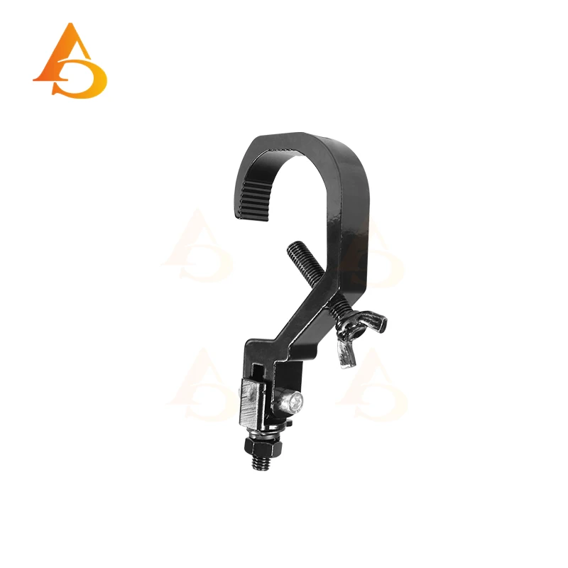 

40-58mm Square Tube Mount Folding Clamps Aluminum Truss Round Pipe Stage Lighting Fold Clamp Hooks For DJ LED Par Light Beam