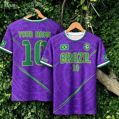 Brazil National Team Football Fan T-Shirt