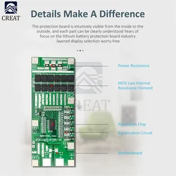 6S 24V 40A 20A 18650 Li-Ion Lithium Battery Poretect Board Solar Lighting ternary Bms Pcb With Balance For Ebike Scooter