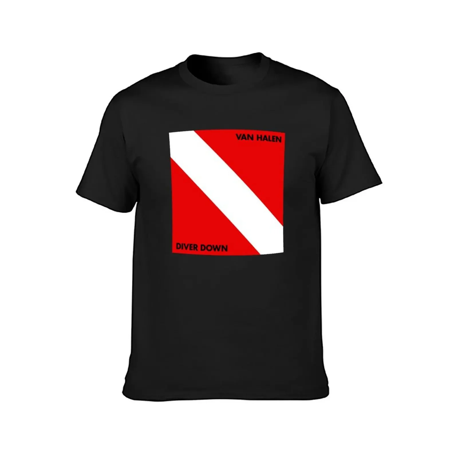 diver down red halens art T-Shirt graphic t shirts tees vintage anime shirt mens designer t shirt