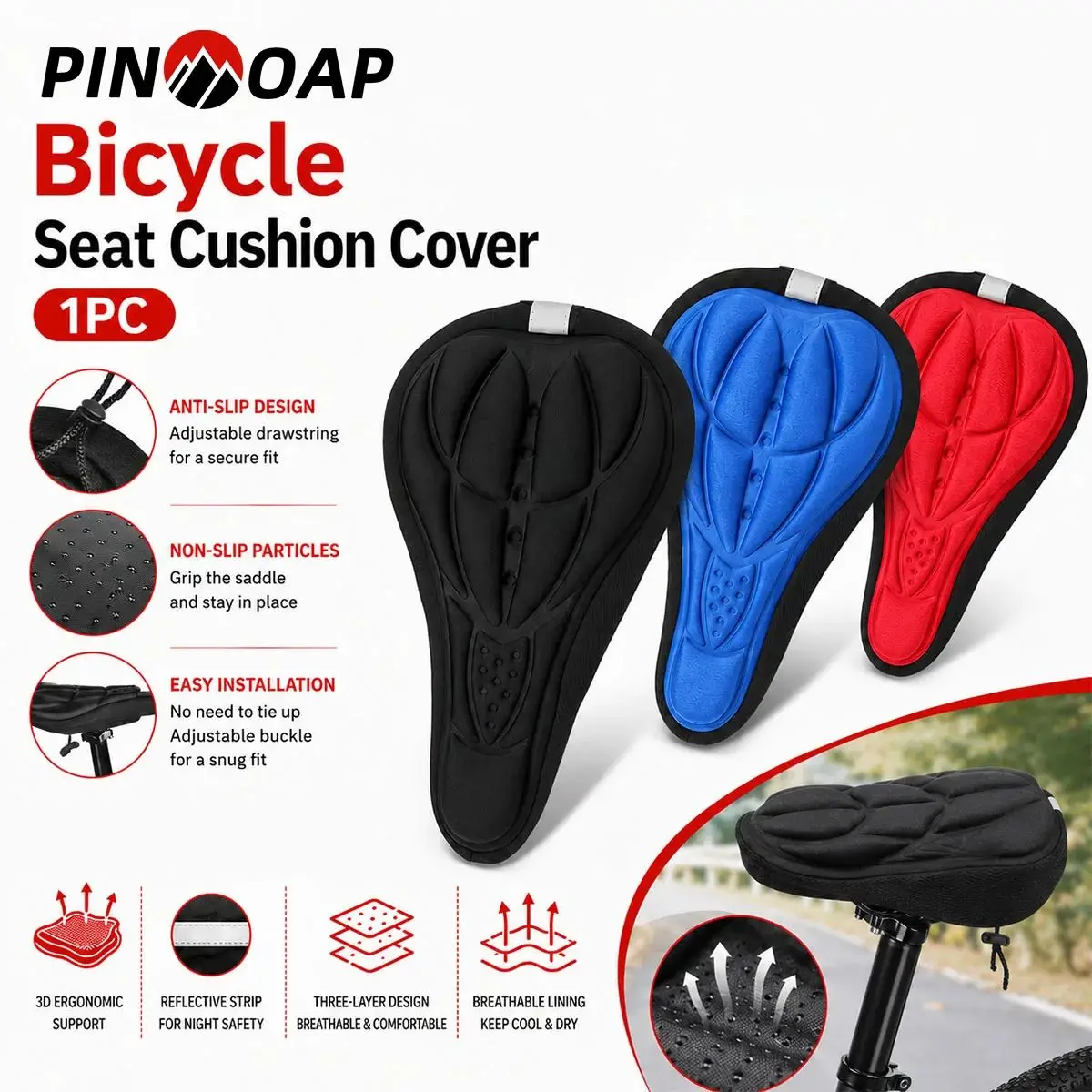 3D Soft Foam Padded Bicycle Sa - Commuting By Bike review and price