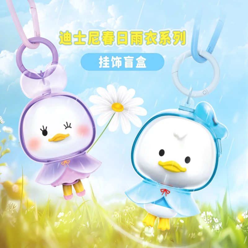 Accesorios colgantes oficiales de la serie Spring Waterproof de Disney, bolsas de caja ciega de moda, llaveros, colgantes decorativos, regalos