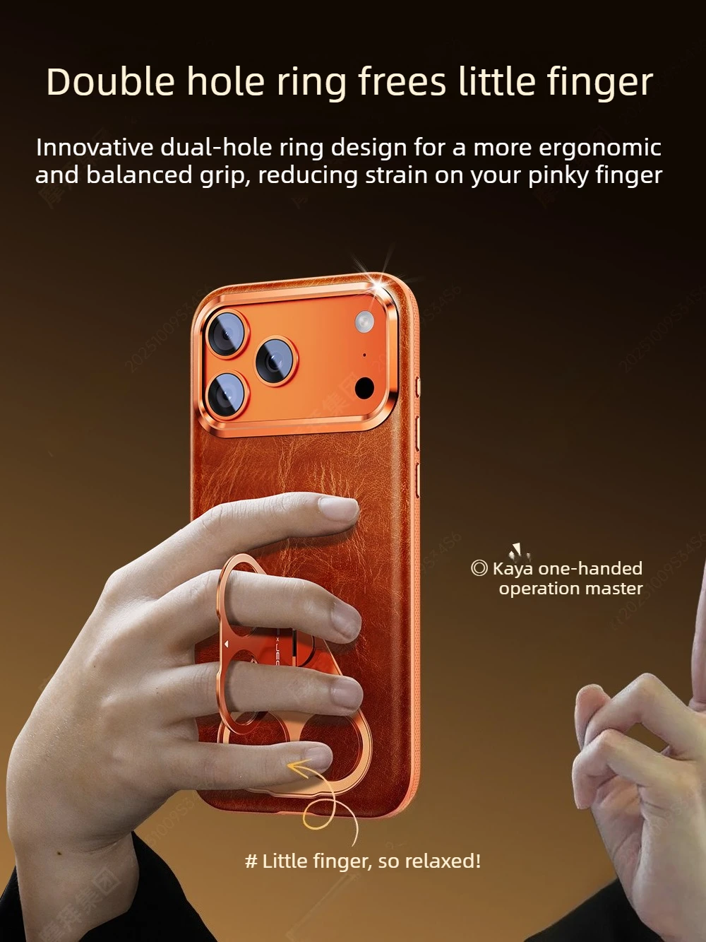 

Luxury Genuine Leather for iPhone 17 Pro Max Case Magnetic Phone Case for iPhone17 Pro 17Ring Stand Vintage Oil Wax Leather Case