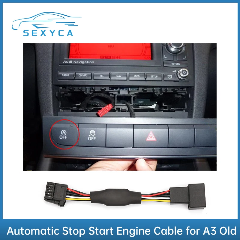 

Car Automatic Stop Start Engine System Off 3 Modes Control Sensor Plug Stop Cancel Cable For Old Audi A3 Accessories