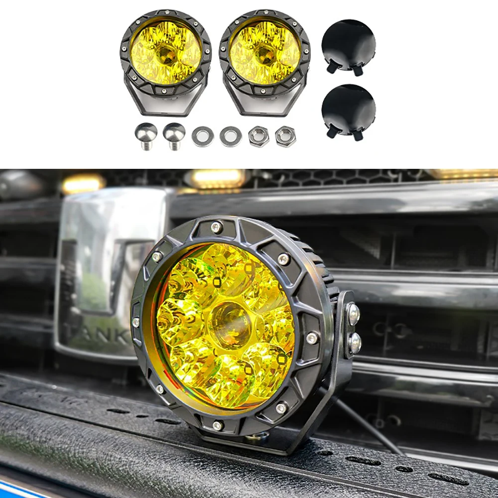 

Off-road 4x4 Car Front Bumper Lights Roof Lights High Beam Spotlights LED Lights For Tank 300 2021-2024 Modified Accessories