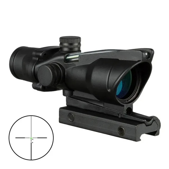 Bestsight 4X32 Jagd Zielfernrohr Echte Faser Optik Grenn Red Dot Beleuchtet Geätzt Absehen Taktische Optische Anblick 5