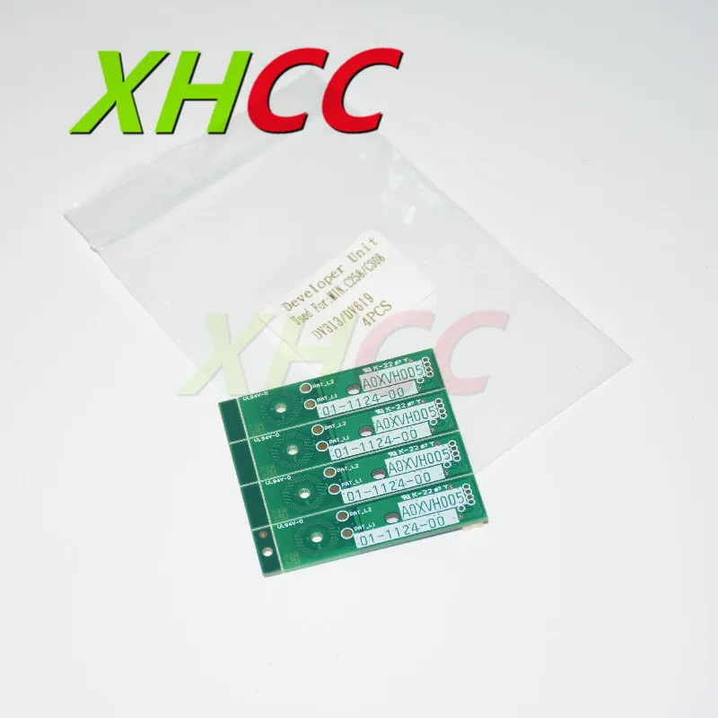 4 Stuks. DV313 DV-313 Dv 313 Ontwikkelen Chip Voor Konica Minolta C258 C308 C368 C 258 C 308 C 368 Ontwikkelen Reset developer Unit Chip