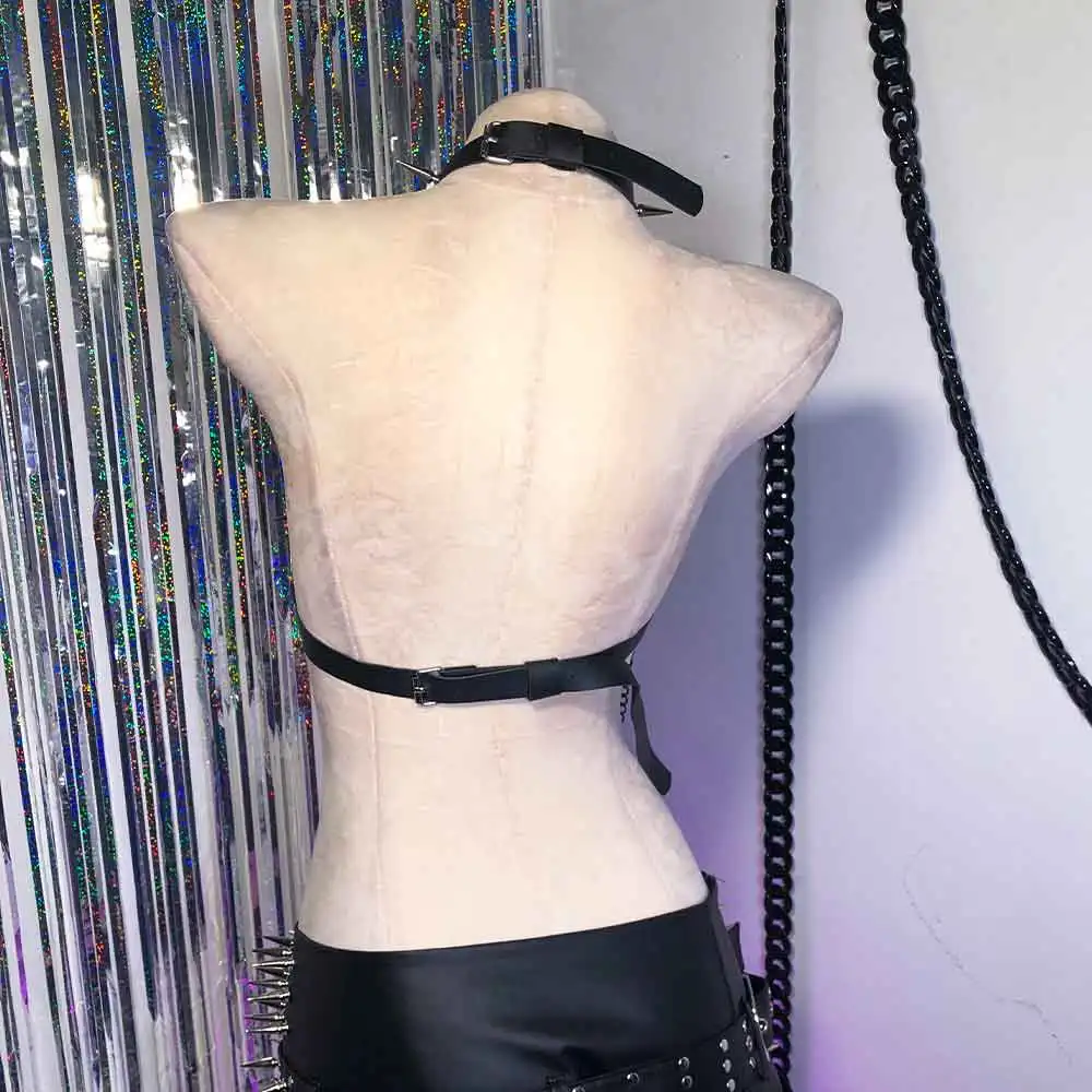 Y2K TOPS Punk Rock Fatto a mano Goth Skull Eco Gothic Tank E-Girls Grunge Fai da te Harajuku anni '90 Cross Club Wear Kawaii Emo Teen