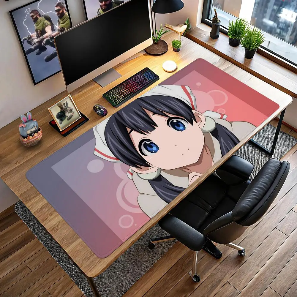 

Коврик для мыши Super Tamako Market, большой игровой коврик, удлиненный коврик для стола, коврик для мыши в стиле аниме на заказ, коврик для мыши RUB, нескользящая поверхность