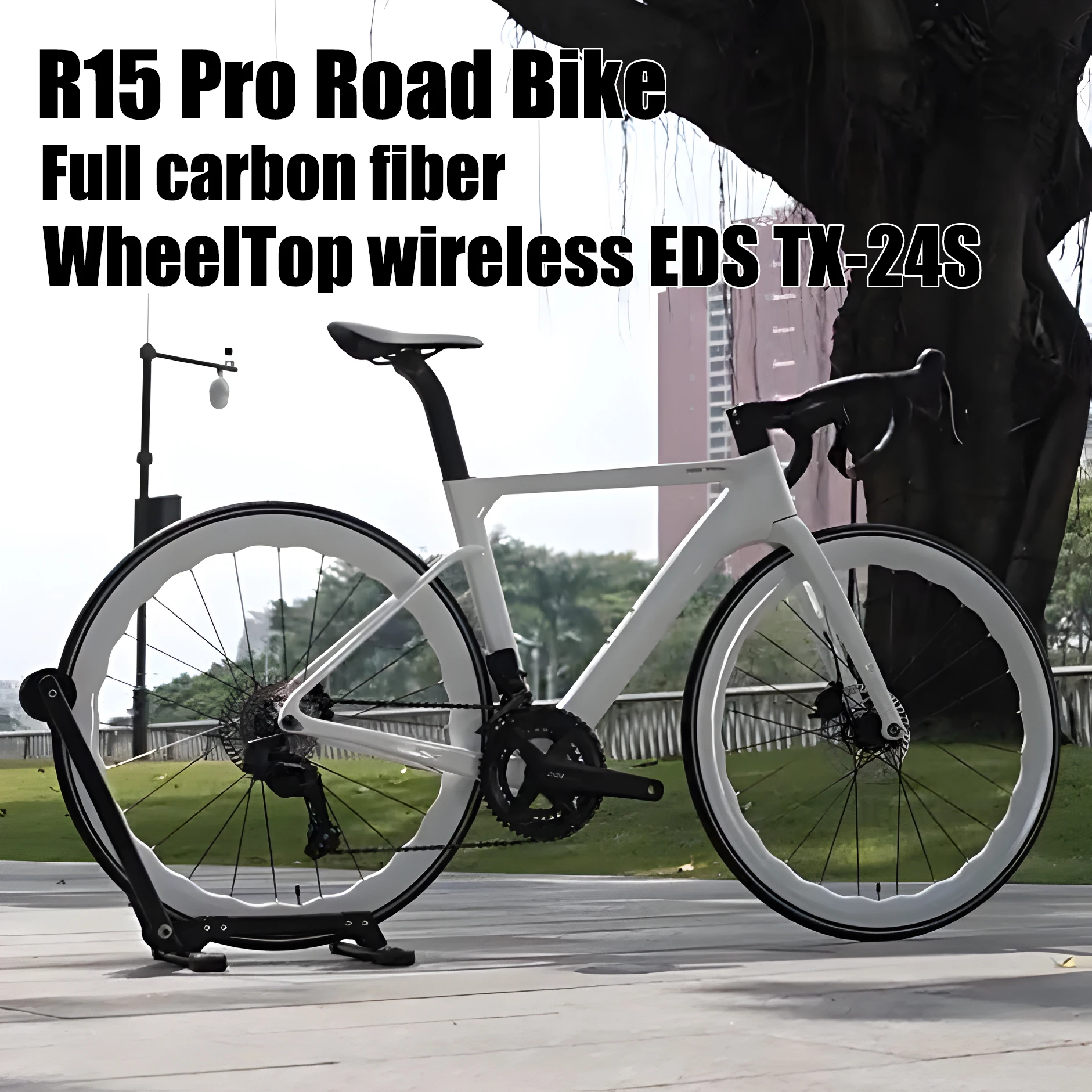 

Twitter R15 Pro Полностью карбоновый шоссейный велосипед WheelTop, беспроводной EDS 24S, шоссейный гоночный велосипед, гидравлический дисковый тормоз, гравийный велосипед
