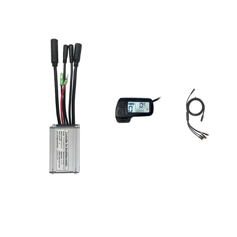 

New Sine Wave Controller Kit Electric Bicycle Electric Scooter Kit LCD11 Display Sine Wave Controller Metal+Plastic