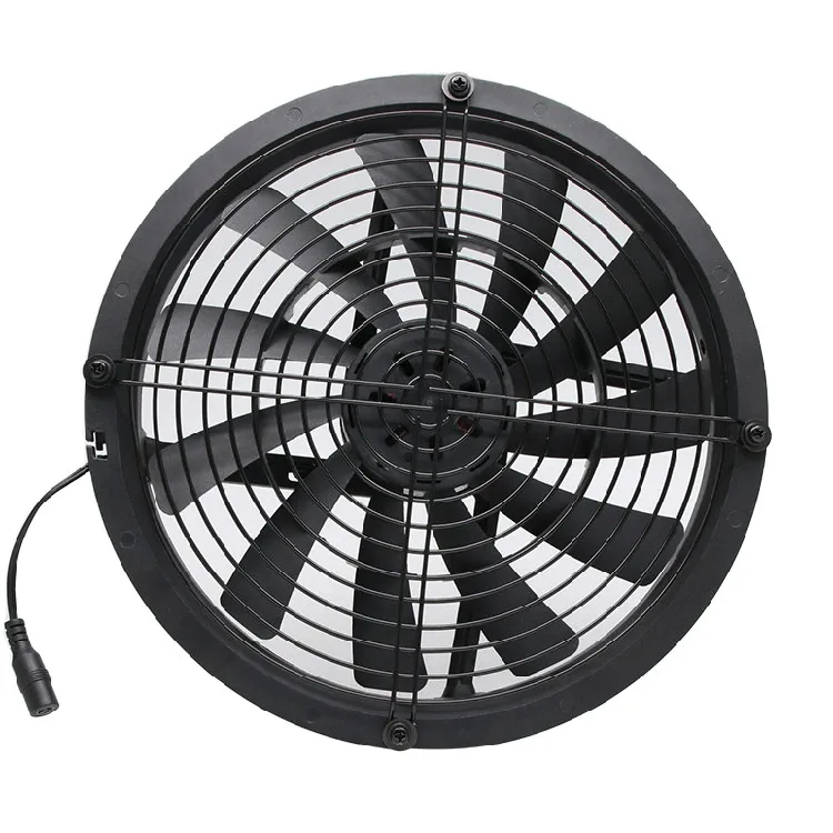 25030 25CM 12V DC Cooling Fan High Air Volume Silent Vent Fan For RV Travel Cabinet Household Air Circulation